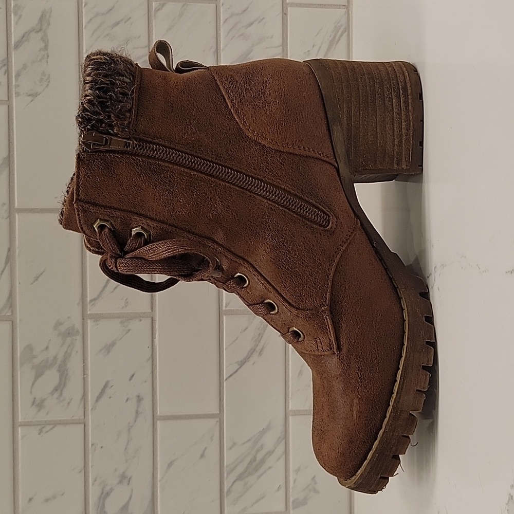Softmoc Topanga Ankle Boots Brown Size EU 38 US 7 - Picture 4 of 11